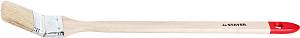 STAYER UNIVERSAL, 50 мм, 2″, светлая натуральная щетина, деревянная ручка, все виды ЛКМ, радиаторная кисть , радиаторная кисть (0112-50)