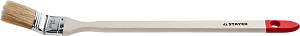 STAYER UNIVERSAL, 38 мм, 1,5″, светлая натуральная щетина, деревянная ручка, все виды ЛКМ, радиаторная кисть , радиаторная кисть (0112-38)